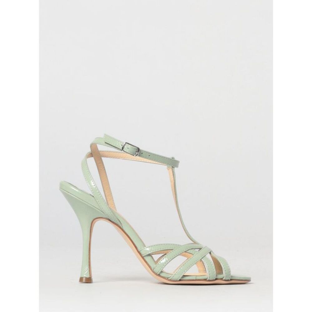 Anna F. Heeled Sandal Woman Sage